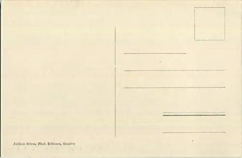 Chamonix - L'Aiguille Verte et l'Aiguille du Dru - Edition Jullien freres Geneve