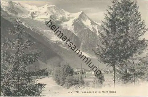Chamonix - Montblanc - Edition Jullien freres Geneve