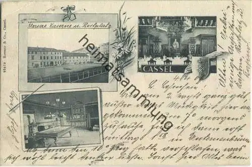 Kassel - Kaserne - Reifplatz - Billard - Verlag Roemer & Co. Cassel