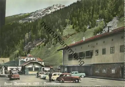 Passo Brennero - Brennerpass - Italienisches Zollamt - Foto-AK Grossgormat