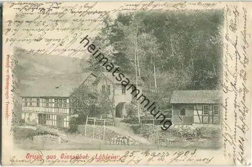 Gießübel (Schleusegrund) - Löhlein - Verlag Photograph Tresselt