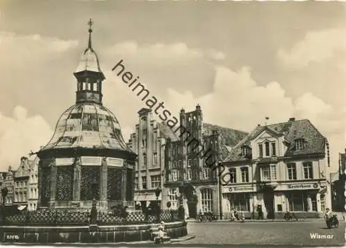 Wismar - Marktplatz - Foto-AK Grossformat
