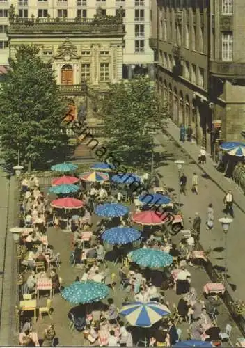 Leipzig - Naschmarkt - Alte Handelsbörse - AK Grossformat