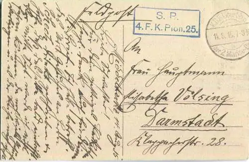 Middelkerke - Panorama dans les Dunes - Feldpost