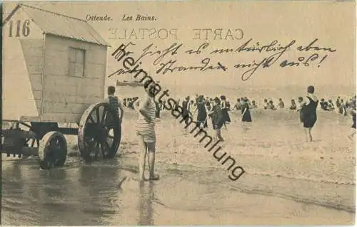 Ostende - Les Bains - Feldpost