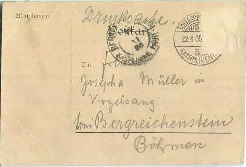 Strasbourg - Strassburg - Deutscher Katholikentag 1903 - signiert Rene Kuder