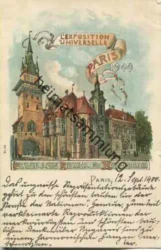 Paris - Pavillon Royal de Hongrie - L'Exposition Universelle 1900