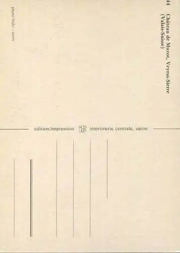 Veyras - Chateau Muzot - AK Grossformat