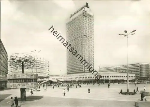 Berlin - Alexanderplatz - Hotel Stadt Berlin - Foto-Ansichtskarte - Verlag Dick-Foto Erlbach