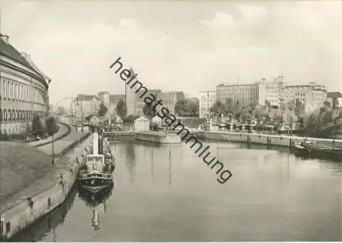 Berlin - Spreeschleuse - Foto-Ansichtskarte - Verlag Gebr. Garloff KG Magdeburg