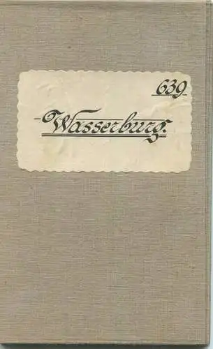 Topografische Karte 639 Wasserburg - Karte des Deutschen Reiches 1:100'000 33cm x 40cm auf Leinen gezogen - Herausgegebe