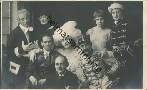 Graz - Operette Mariza - Besetzung 1925 - Foto-Ansichtskarte