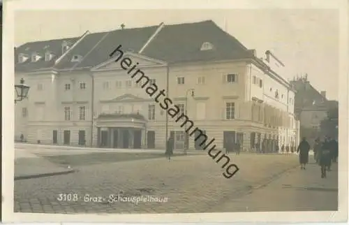 Graz - Schauspielhaus - Foto-Ansichtskarte - Verlag E. Laiter Graz