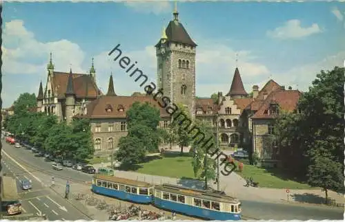 Zürich - Schweizerisches Landesmuseum - Strassenbahn - Verlag Photoglob-Wehrli AG Zürich