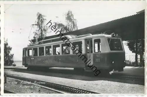 Autorail Montreux Rochers de Naye - Foto-AK - Edition Perrochet & Phototypie SA Lausanne