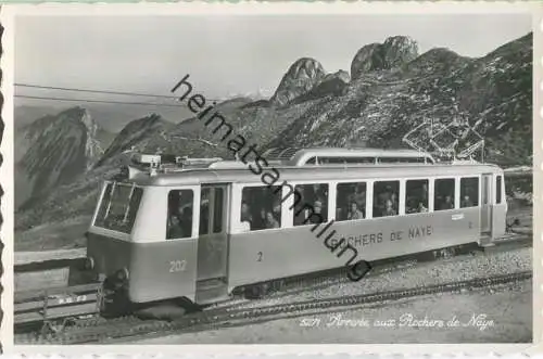 Arrivee aux Rochers de Naye - Foto-AK - Edition Perrochet & Phototypie SA Lausanne