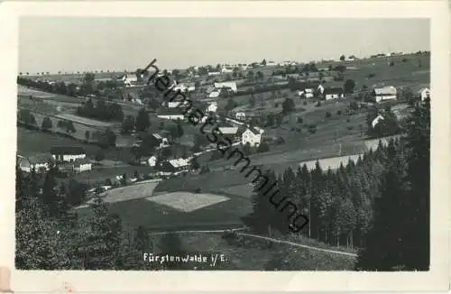 Fürstenwalde im Erzgebirge - Gesamtansicht - Foto-AK - Verlag Arno Tittel Geising - mit Nachgebühr Stempel