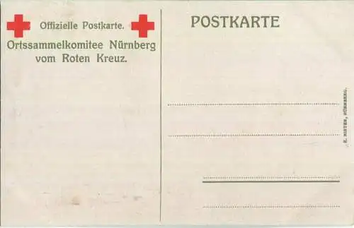 Weihnachten 1917 - Künstlerkarte F. K. Kuczera - Verlag E. Nister Nürnberg - Offizielle Rot Kreuz Postkarte