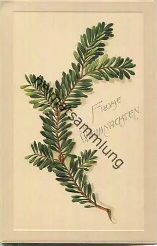 Frohe Weihnachten - Verlag Meissner & Buch Leipzig - Prägedruck - Serie 1481 O.Tannenbaum