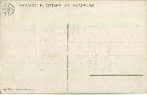 Dachauerin - Künstlerkarte signiert Roessler - Faksimile Ölgemälde - Verlag ERPACO Hamburg