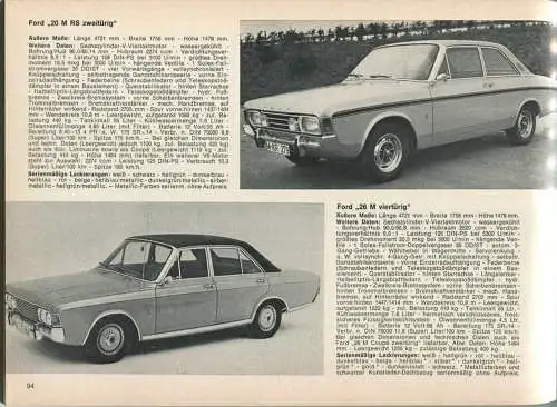 Autosalon in Buchform - Jahresband 1970 - 192 Seiten mit vielen Abbildungen