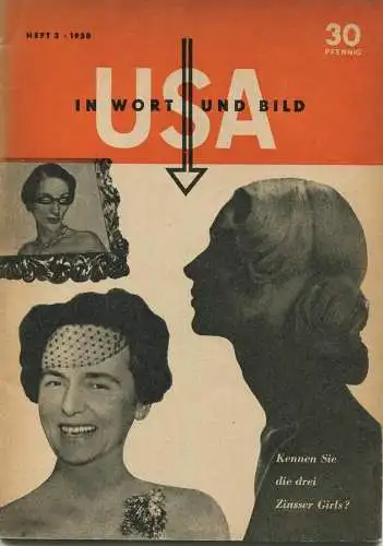 USA in Wort und Bild - Heft 3 1950 - 50 Seiten mit vielen Abbildungen
