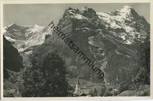 Grindelwald - Fiescherwand - Eiger - Foto-Ansichtskarte - Verlag R. Schudel Grindelwald