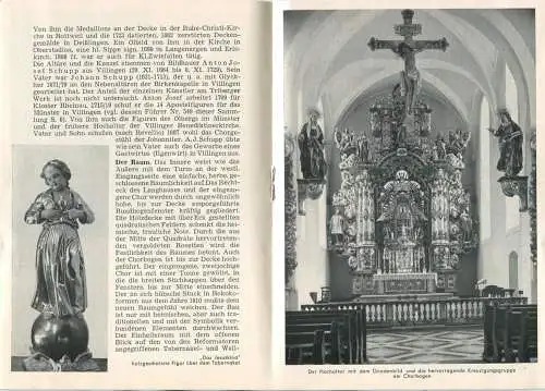 Triberg - Maria in der Tanne 1963 - 16 Seiten mit 13 Abbildungen - Verlag Schnell & Steiner München