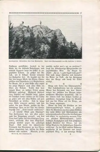 Volksbücher der Erdkunde - Der Schwarzwald 1911 - 40 Seiten mit 28 Abbildungen 1 farbige Karte und 4 farbige Gemälde von