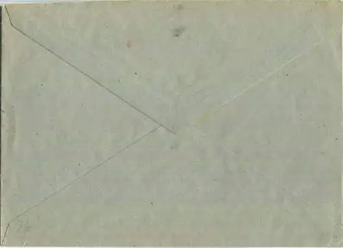 Brief aus Gera-Zwötzen vom 03.10.1945 mit 'Gebühr bezahlt' Stempel B5a in rot
