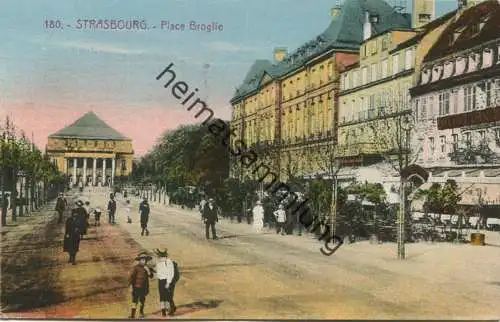 Strasbourg - Place Broglie - gel. 1934