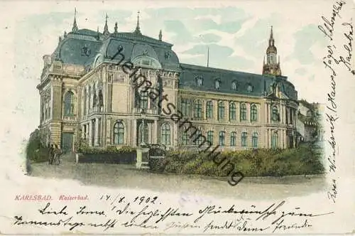 Karlsbad - Kaiserbad - gel. 1902