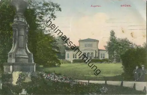 Brünn - Augarten - Verlag Hermann Seibt Brünn - gel. 1909