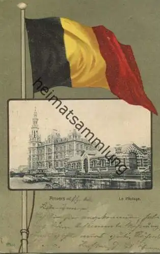 Anvers - Le Pilotage gel. 1904