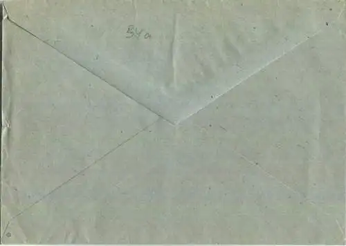 Brief aus Salzwedel 1 vom 24.08.1945 mit 'Gebühr bezahlt.' Stempel B4d in violett