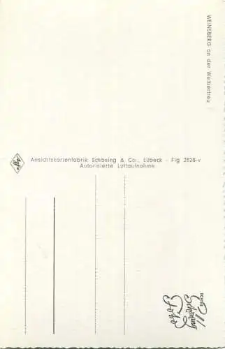 Weinsberg - Luftaufnahme - Foto-AK - Verlag Schöning & Co. Lübeck