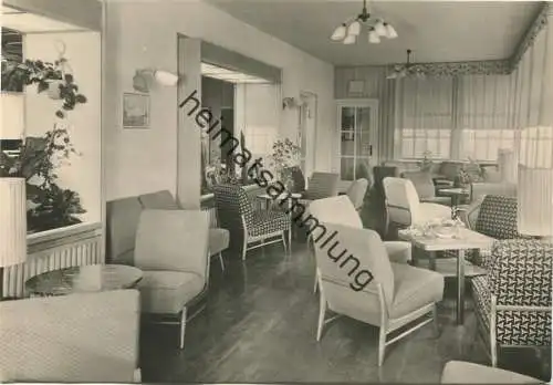 Friedrichsbrunn - FDGB-Ferienheim Gustav Zabel - Veranda - Foto-AK Grossformat - Verlag Straub & Fischer Meiningen