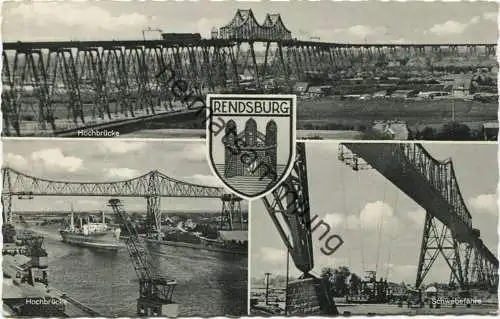 Rendsburg - Hochbrücke - Verlag Johs. Bauer Bordesholm gel. 1961