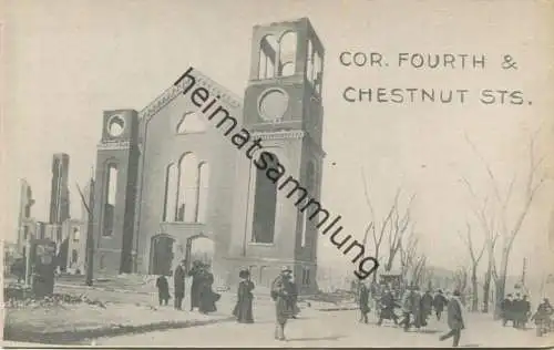Chelsea - Conflagration Sunday April 12, 1908 - Cor. Fourth & Chestnut Sts.