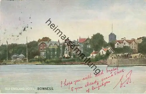 Bowness - Old England Hotel gel. 1915