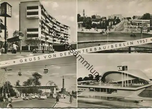 Berlin - Gruss von der Interbau / Berlin 1957 - Foto-AK Grossformat - Verlag Carl Köfer Berlin