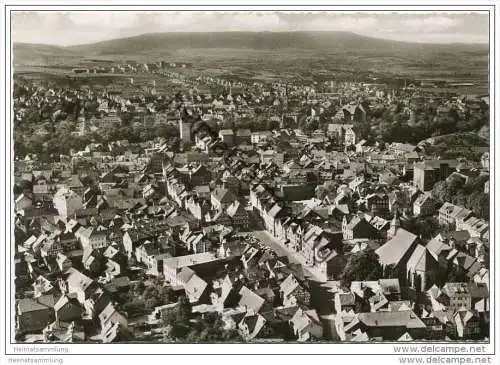 Eschwege - Luftaufnahme - Foto-AK Grossformat 60er Jahre