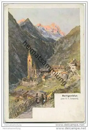 Heiligenblut - Künstlerkarte E. T. Compton