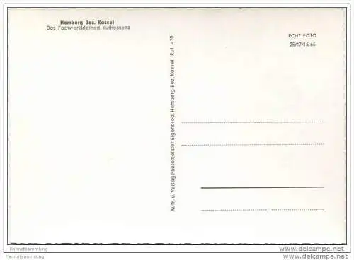Homberg - Foto-AK Grossformat 60er Jahre