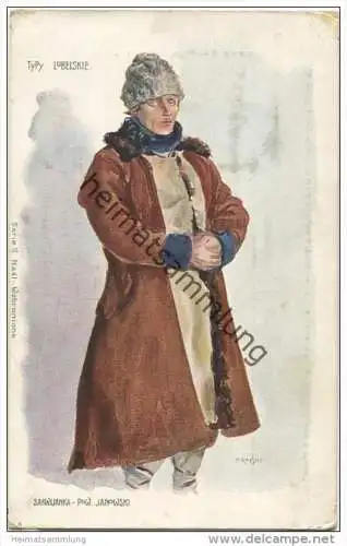 Polen - Typy Lubelskie - Sakwijanka - Pow. Janowski - Nakt.: St. Graeve Biskupice p. Sieradz. ca. 1900