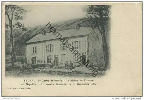 Sedan - La Maison du Tisserand - Feldpost gel. 1915