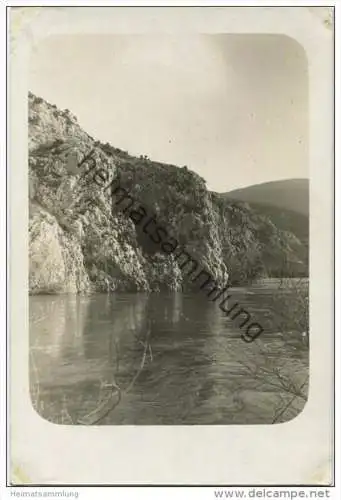 Eisernes Tor bei Demir Kapija - Foto-AK ca. 1915