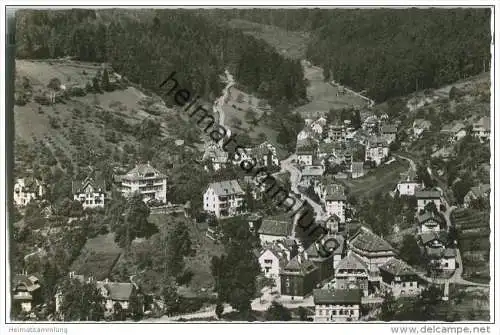 Wildbad im Schwarzwald - Teilansicht - Foto-AK