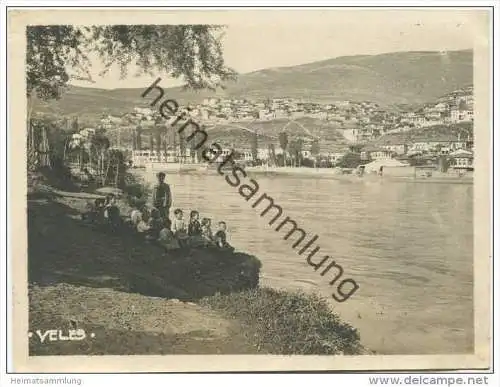 Veles - Köprülü - Panorama - Foto ca. 1915 Grösse 11cm x 8cm