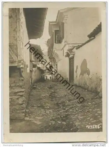 Veles - Strassenzug - Foto ca. 1915 Grösse 12cm x 9cm